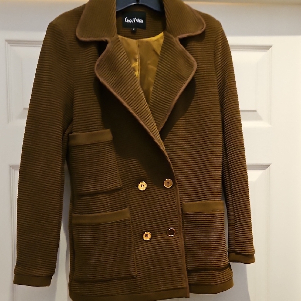 Chouyatou Brown Blazer for Women